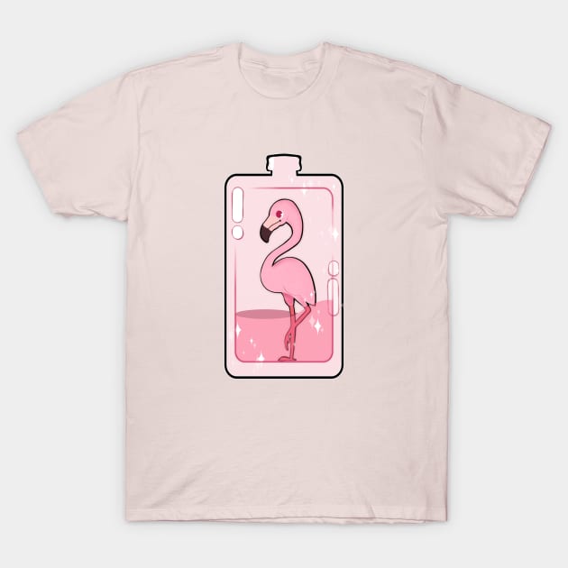 Flamingo T-Shirt by Meeko_Art